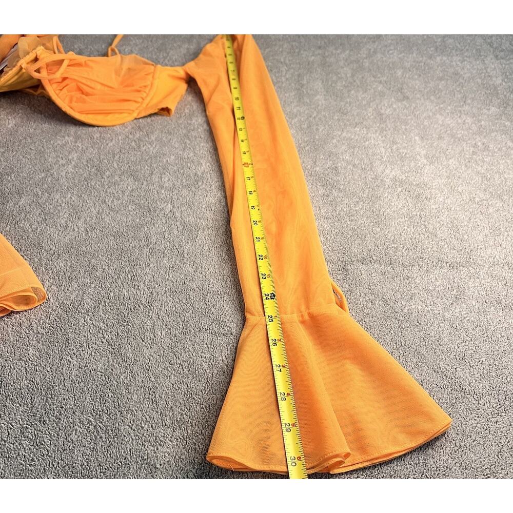 BabyBoo Fashion Priscilla Top- Tangerine Size M NWT Long Sleeve B201 - Picture 5 of 8